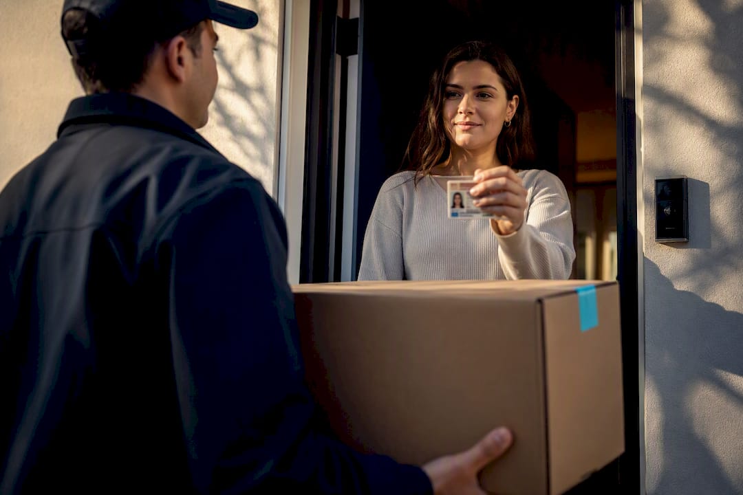 Adult signature alcohol delivery handoff