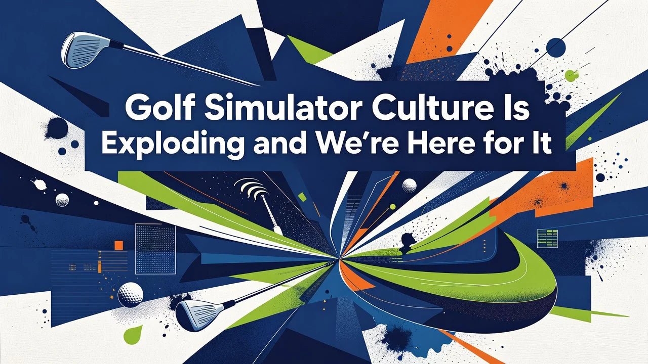 Professional header image for list-based article: Golf Simulator Culture Is Exploding and We're Here for It