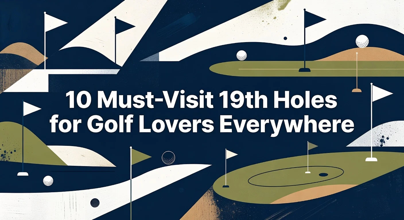 Professional header image for list-based article: 10 Must-Visit 19th Holes for Golf Lovers Everywhere