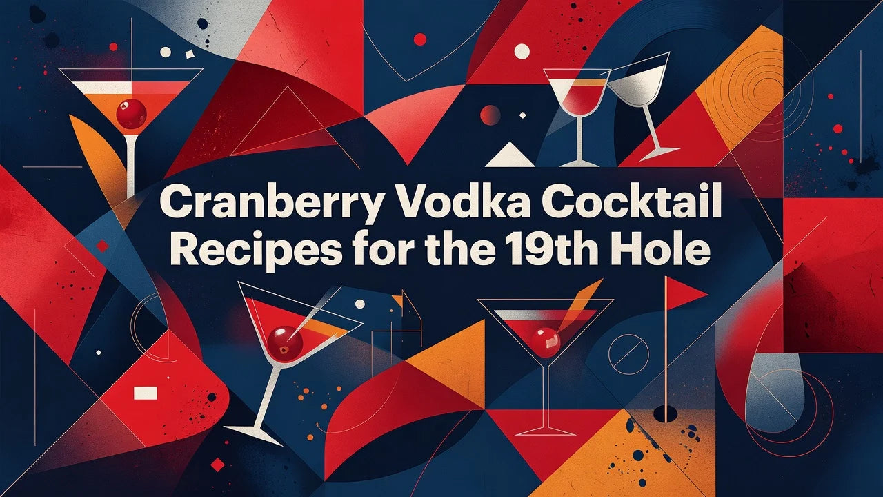 Professional header image for list-based article: Cranberry Vodka Cocktail Recipes for the 19th Hole