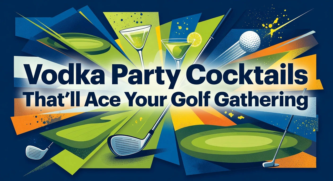 Professional header image for list-based article: Vodka Party Cocktails That'll Ace Your Golf Gathering