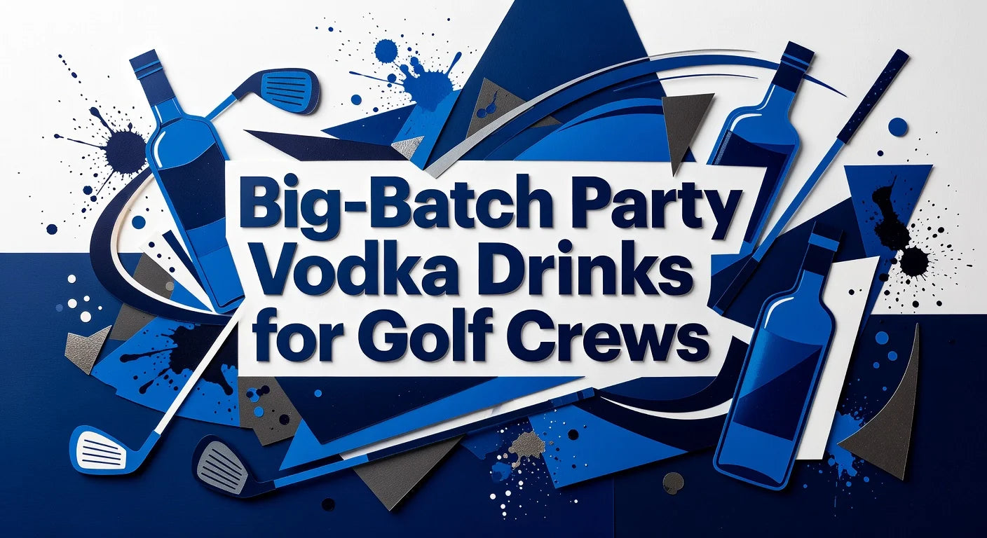 Professional header image for list-based article: Big-Batch Party Vodka Drinks for Golf Crews